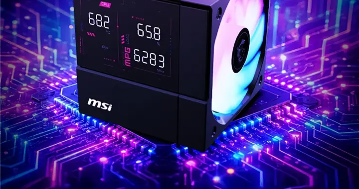 549元！微星首款带屏风冷开售：双塔六热管 专治X3D积热
