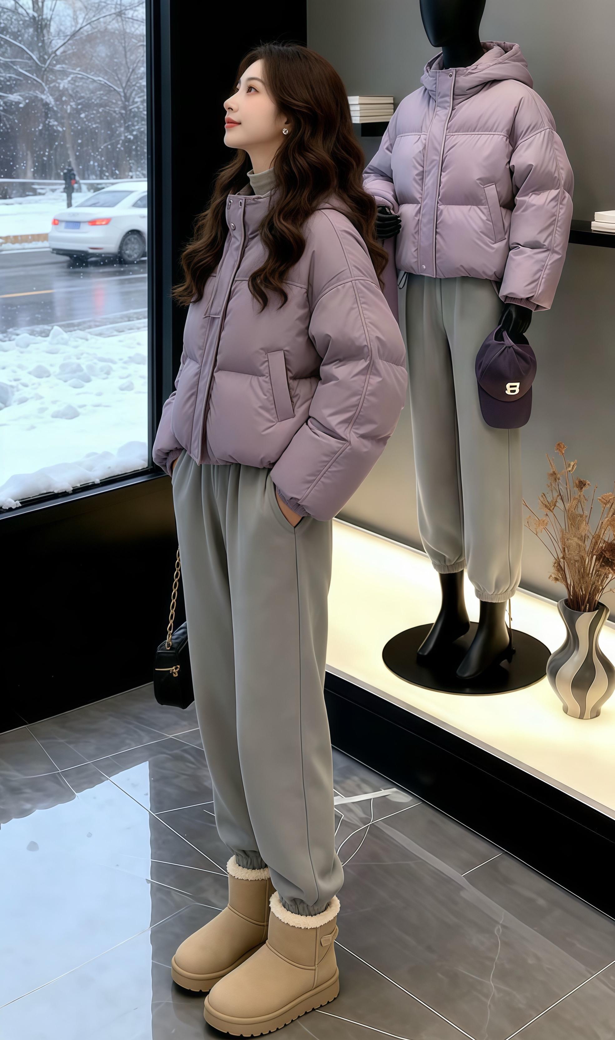 冬季穿搭 冬季保暖这样穿太好看了