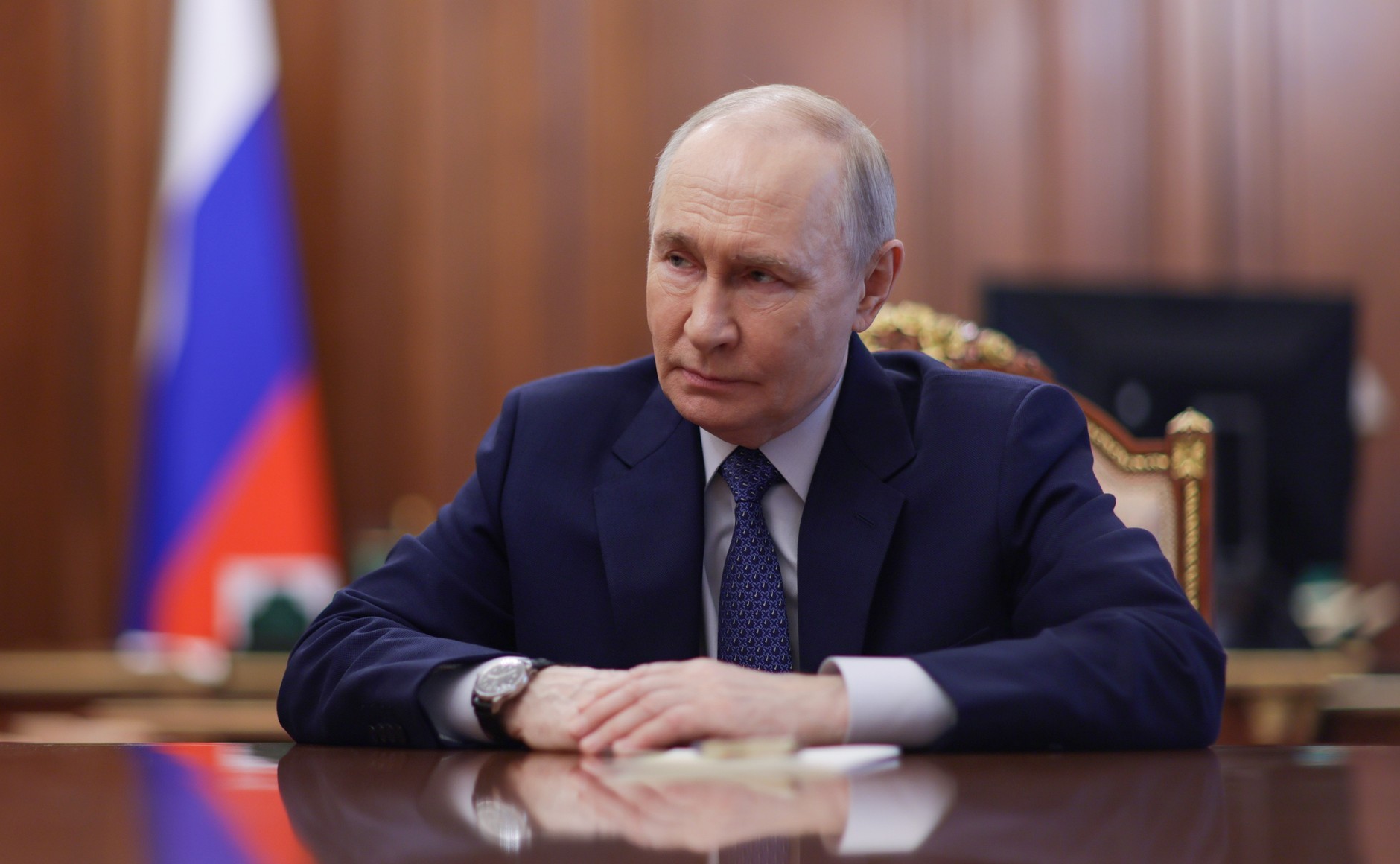 瓦洛佳小朋友  与顿涅茨克人民共和国领导人丹尼斯·普希林的会晤顿涅茨克人民共和国