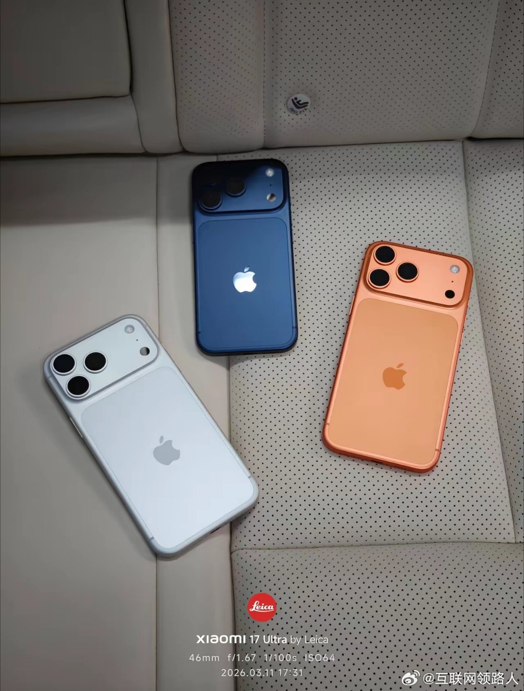 蓝色的 iPhone 17 Pro 系列是不是很少人买呀？我很少看到有人用蓝色的