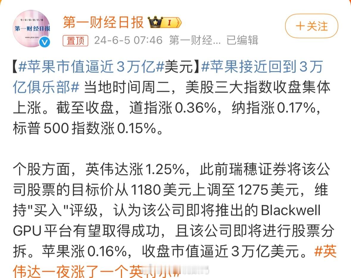 #苹果市值逼近3万亿#可以了可以了，资本的游戏，别玩脱了，昨天玩dnf手游我爆了