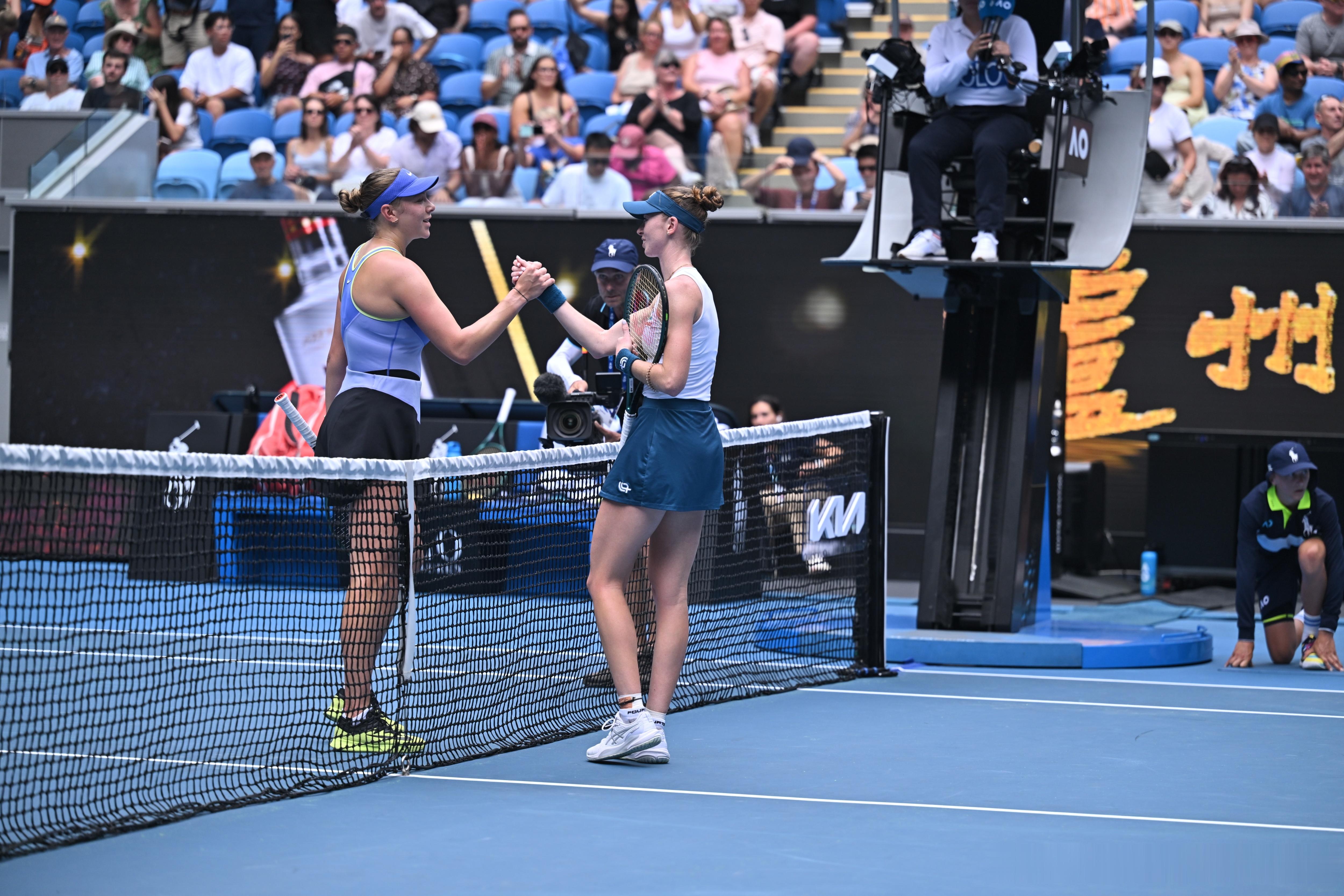 阿尼西莫娃！！！顺利开局，一小时完成澳网2026首秀✅6-3/6-2沃尔特特赛后