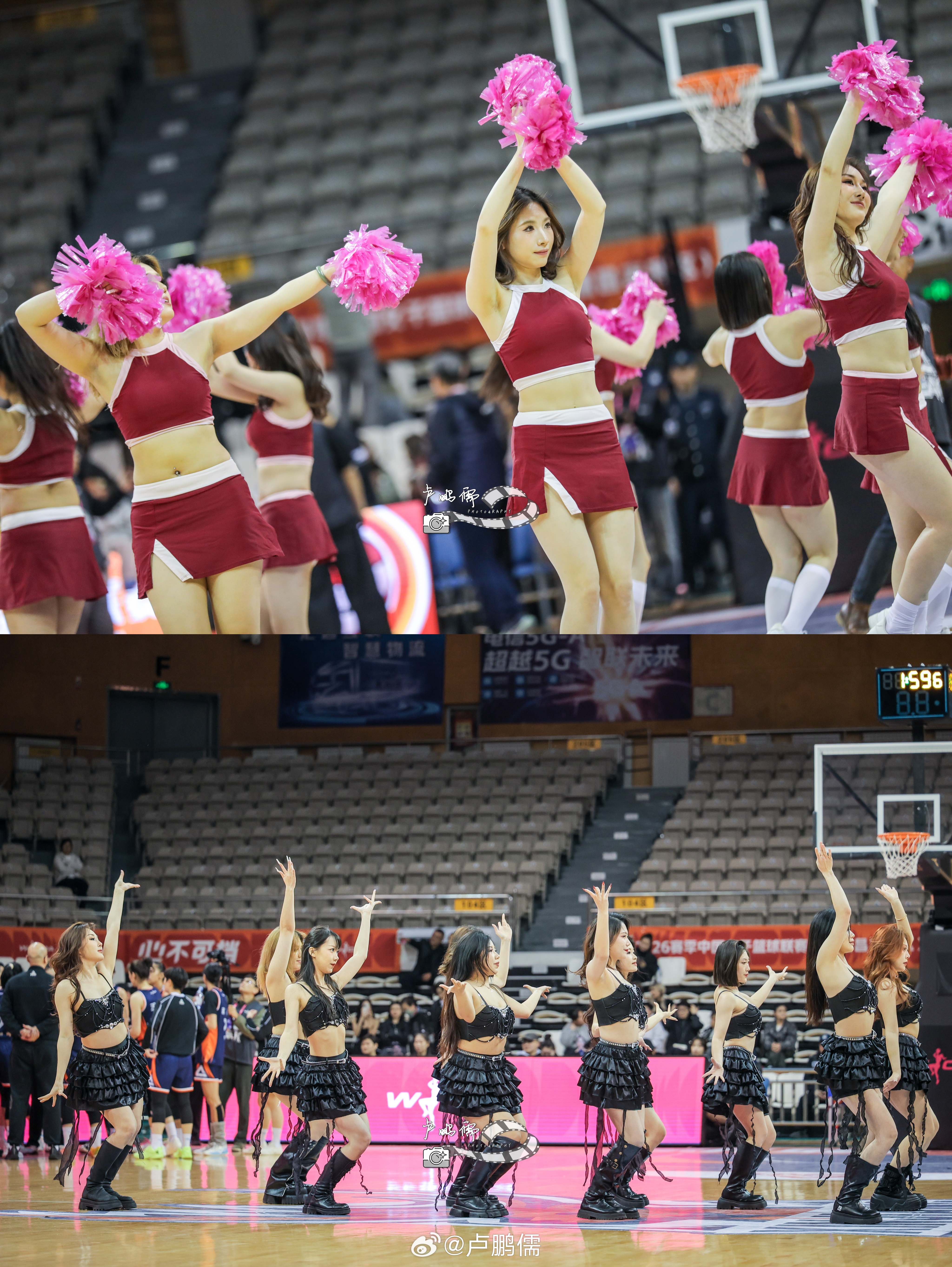 同一片篮球热土，不同的赛场风采，男篮赛场活力拉满，燃动全场；女篮赛场灵动俏皮，元