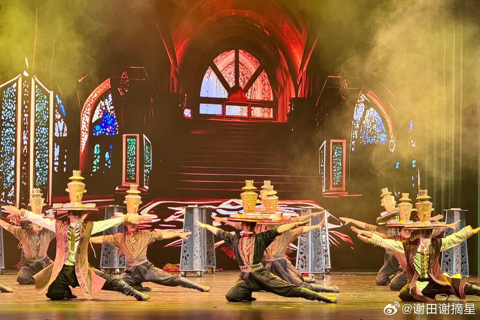 丝路龟兹舞剧很不错的一场演出，北京北展 