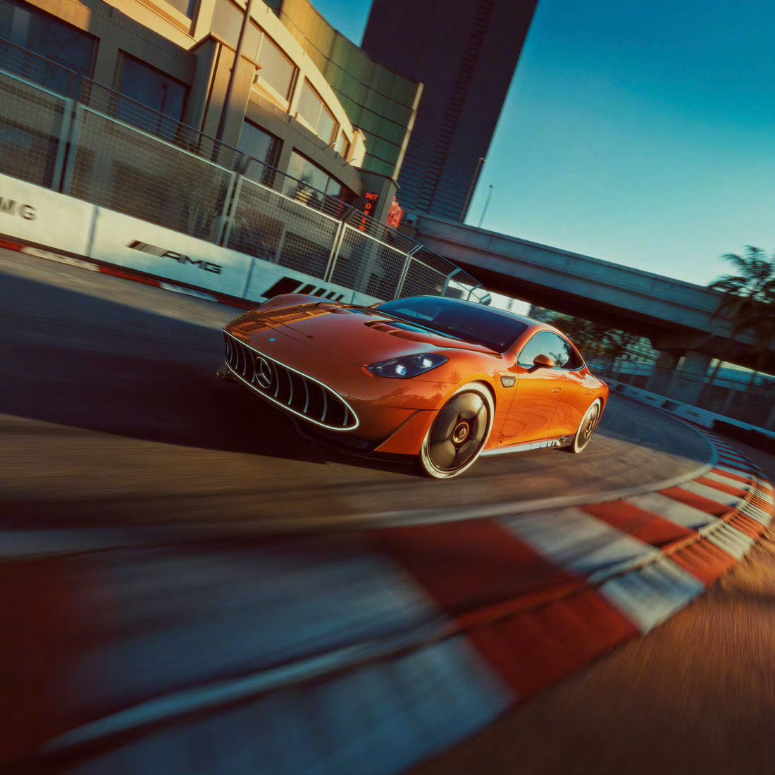 奔驰也来广州车展了，展台最醒目的感觉就是AMG GT XX概念车，把F1赛车的技