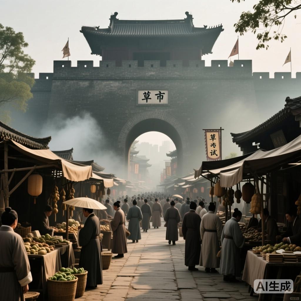 草市与沙市：古代荆州市场的管理智慧与启示
 
你们知道吗？古代荆州的市场分两种，
