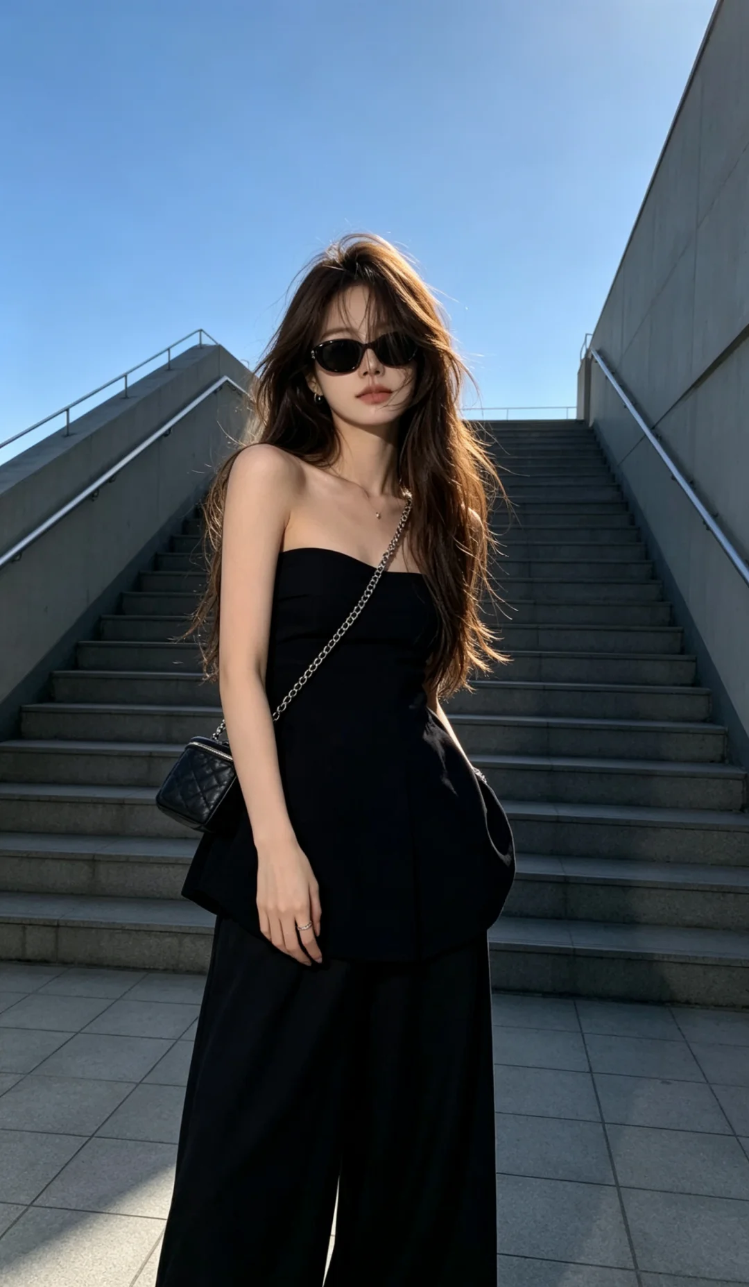 这身黑色真的好显身材