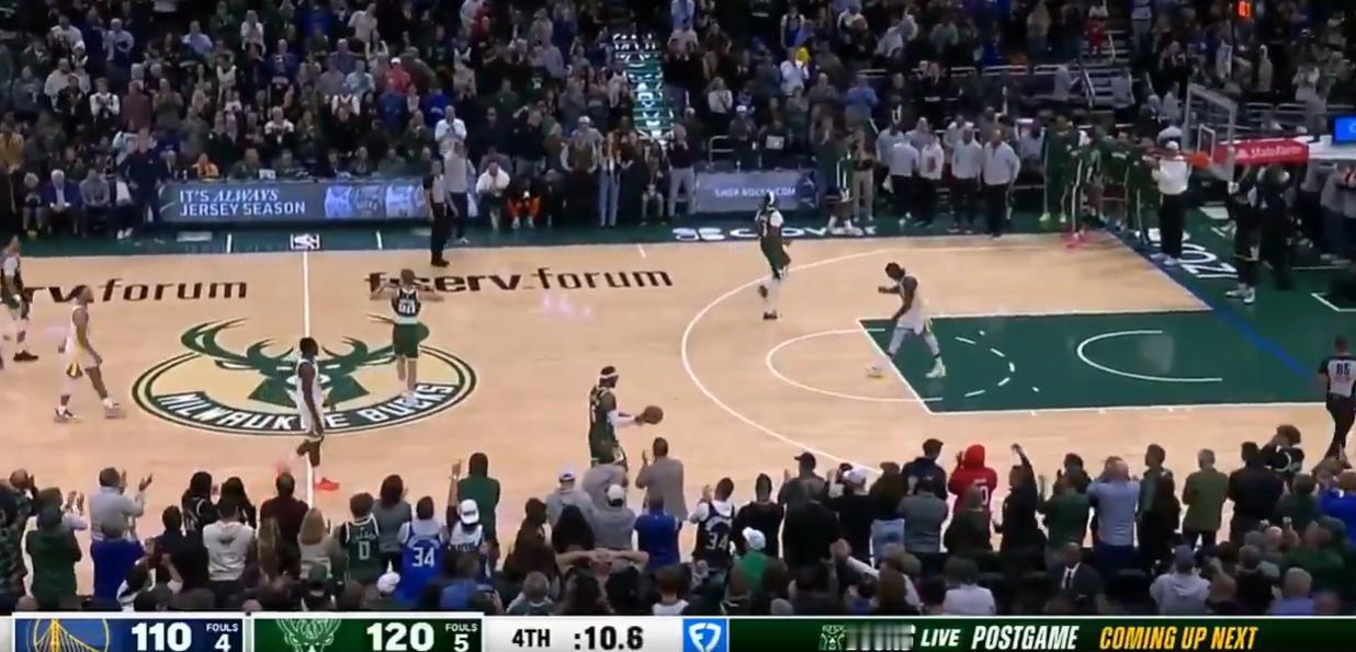 25-26赛季NBA常规赛，勇士客场110-120不敌雄鹿，在字母哥缺阵的情况下