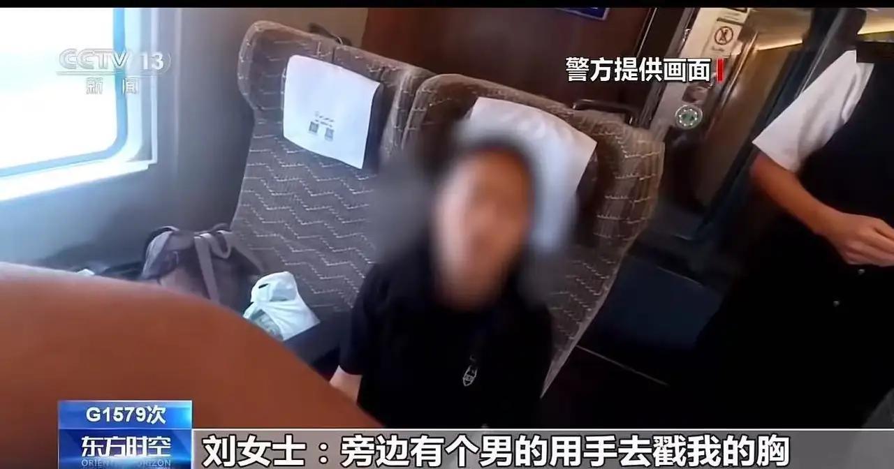 “摸一下胸，拘留5天，图啥？”女子坐高铁时眯着眼睛休息，突然感觉旁边有人摸了一下