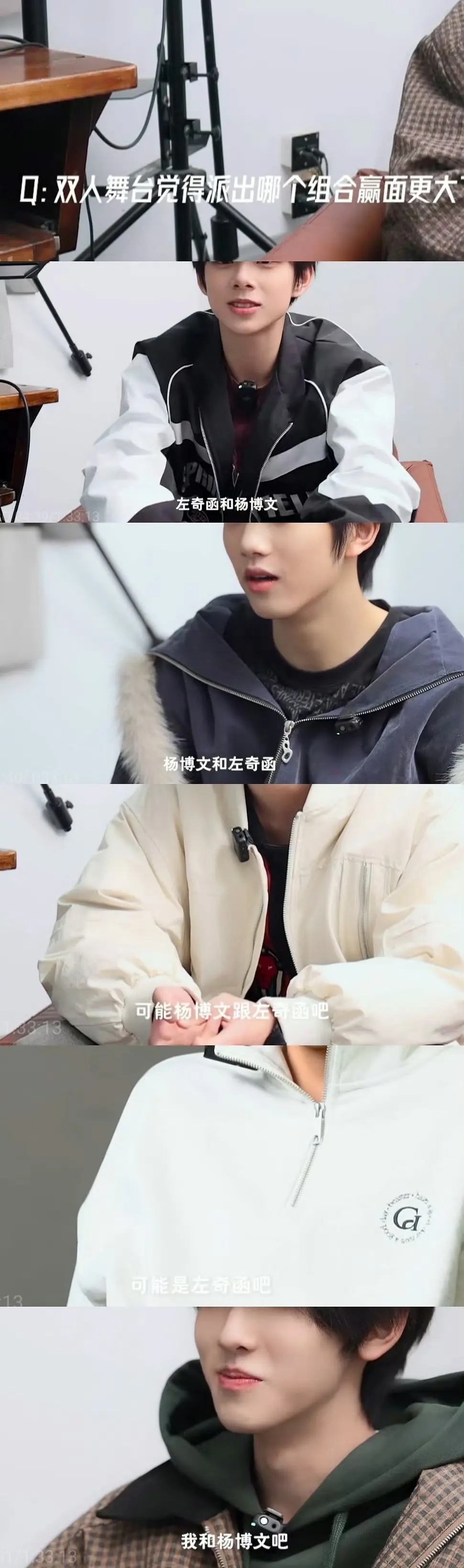 左奇函和杨博文 