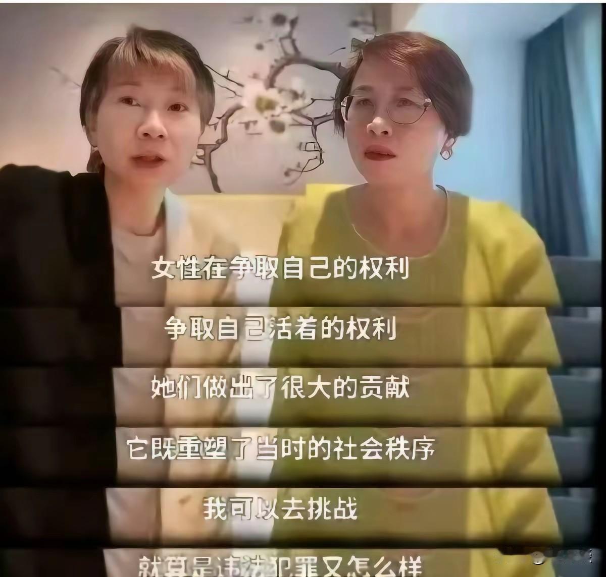 赵宏教授原来还是女性权利主义者。因为女性在争取权利的时候，在争取权利的同时又重塑