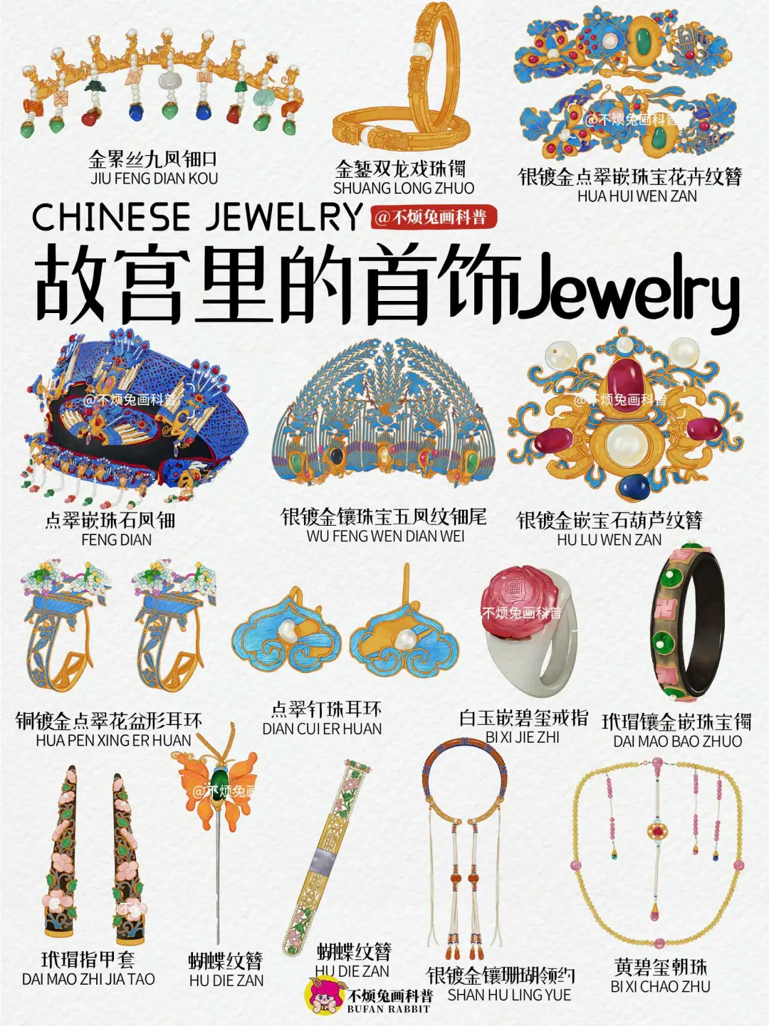 📕清代妃嫔争抢的首饰！被老祖宗审美震撼了