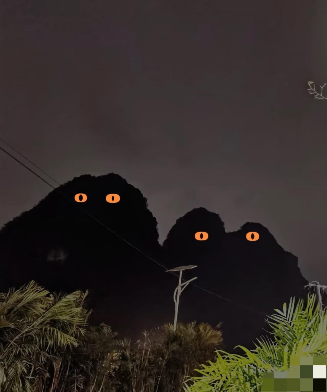 阳朔的山 恐怖吗[笑哭]