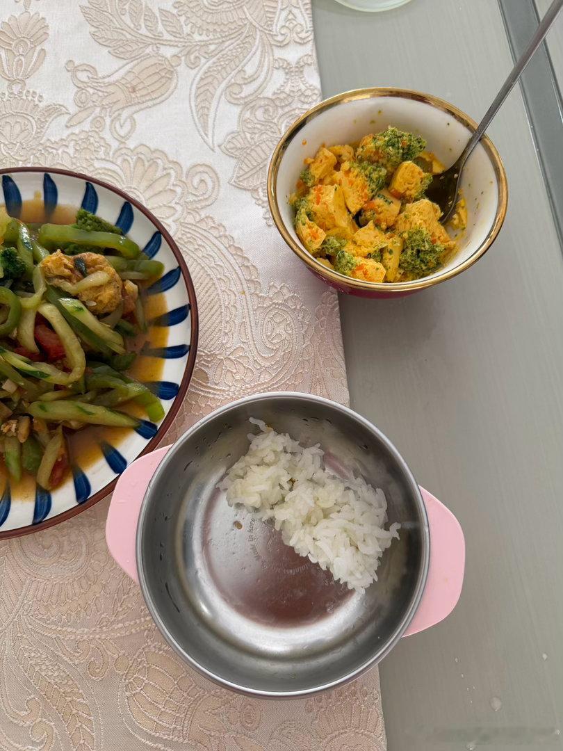 女儿的饭很有食欲但是真的腥 