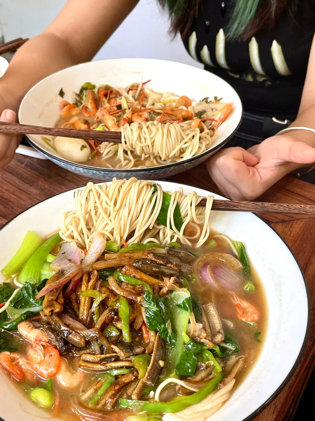 杭州终于有了！！三合鲜虾面！！