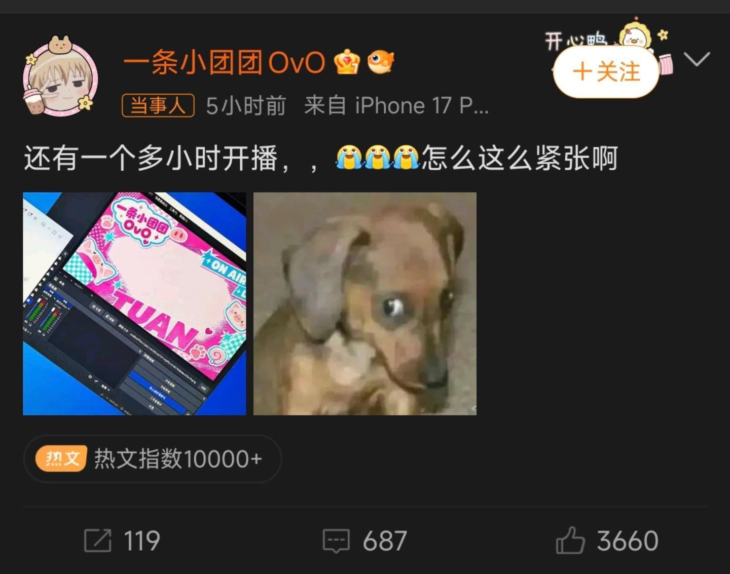 我嘞个豆，感觉过了一个世纪😶一条小团团首播 ​​​