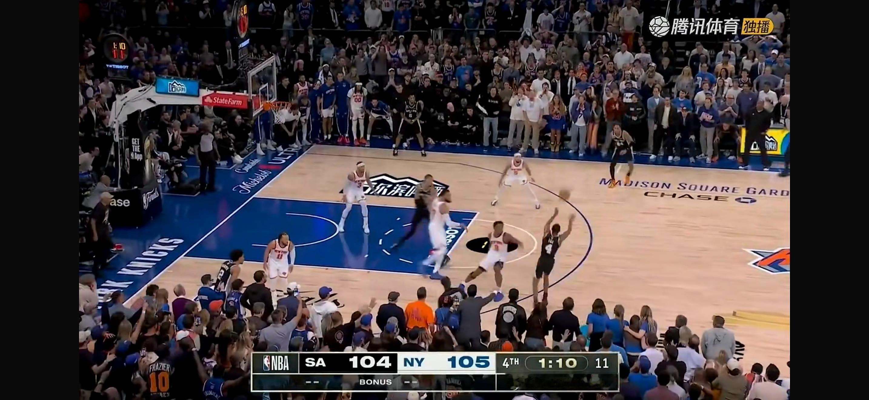 太可怕了！这个世界没有最后一秒钟，什么事都会发生NBA总决赛尼克斯vs马刺