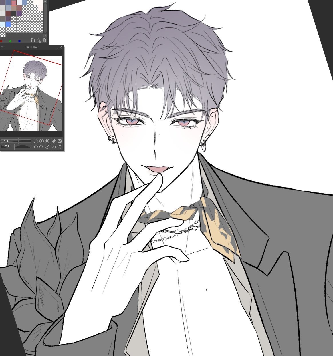 恋与深空[超话]  此男的魅力不是开玩笑的搬运自 X：Deep_Lox恋与深空祁