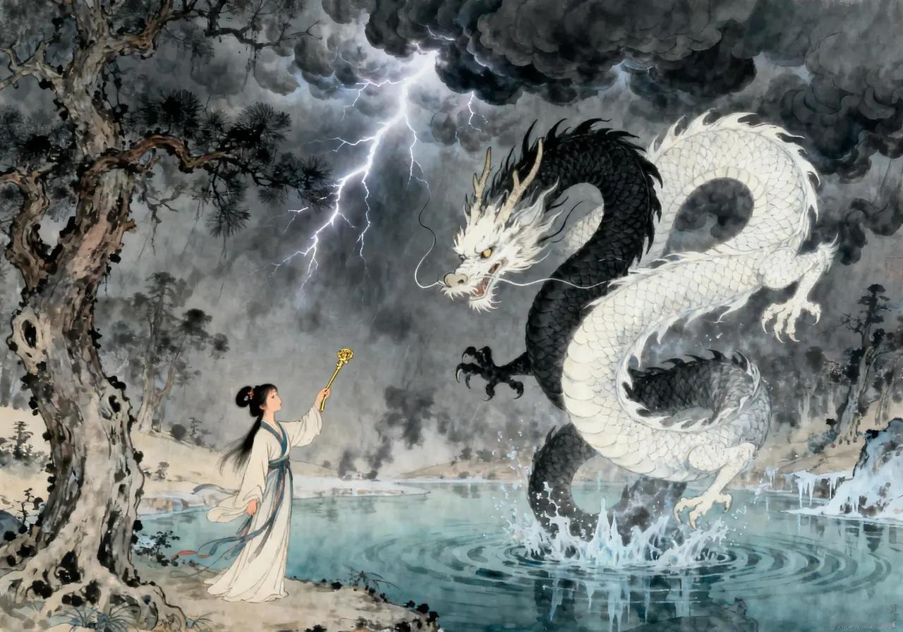 明朝时江苏吴江人李氏怀孕，到了预产期时，梦见自己渡江采摘荷花，有一位神仙送给她红