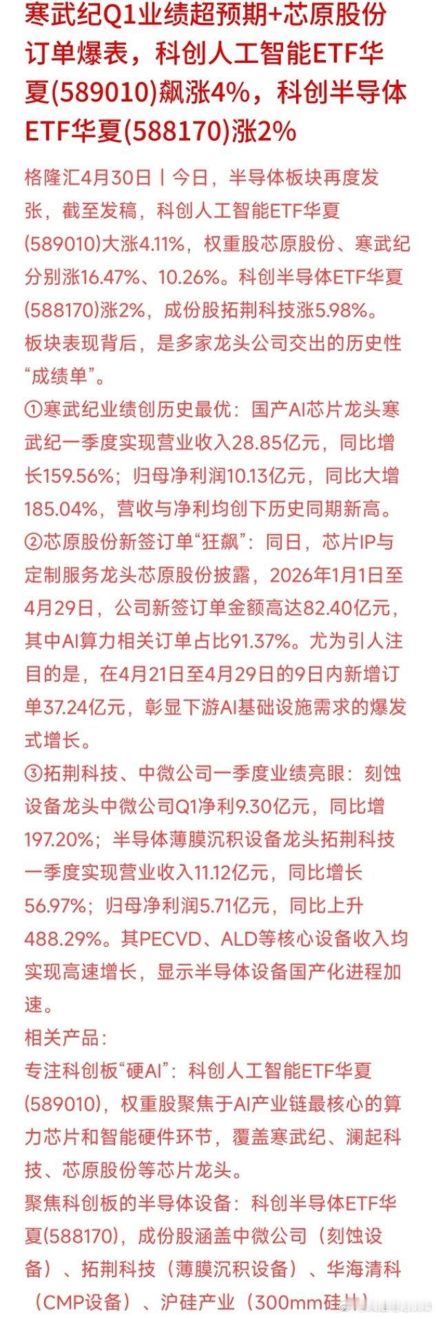 以前总听人说国产半导体设备“路漫漫”，但这波业绩一出，简直是把“收割期”三个字直