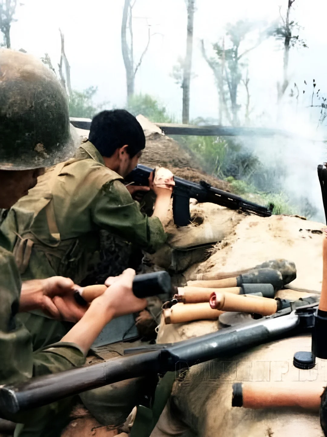 1984，老山前线的解放军战士