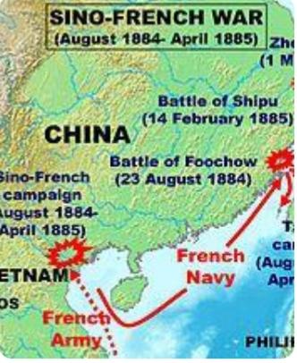 中法战争
中法战争，又称清法战争，是发生在1883年至1885年间的一场侵略战争