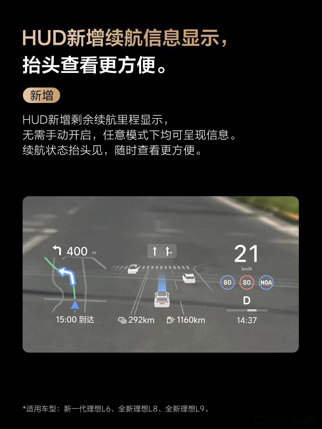 该功能适用于新L6、L8、L9，因为老车主都有方向盘屏~哇哈哈~ 
