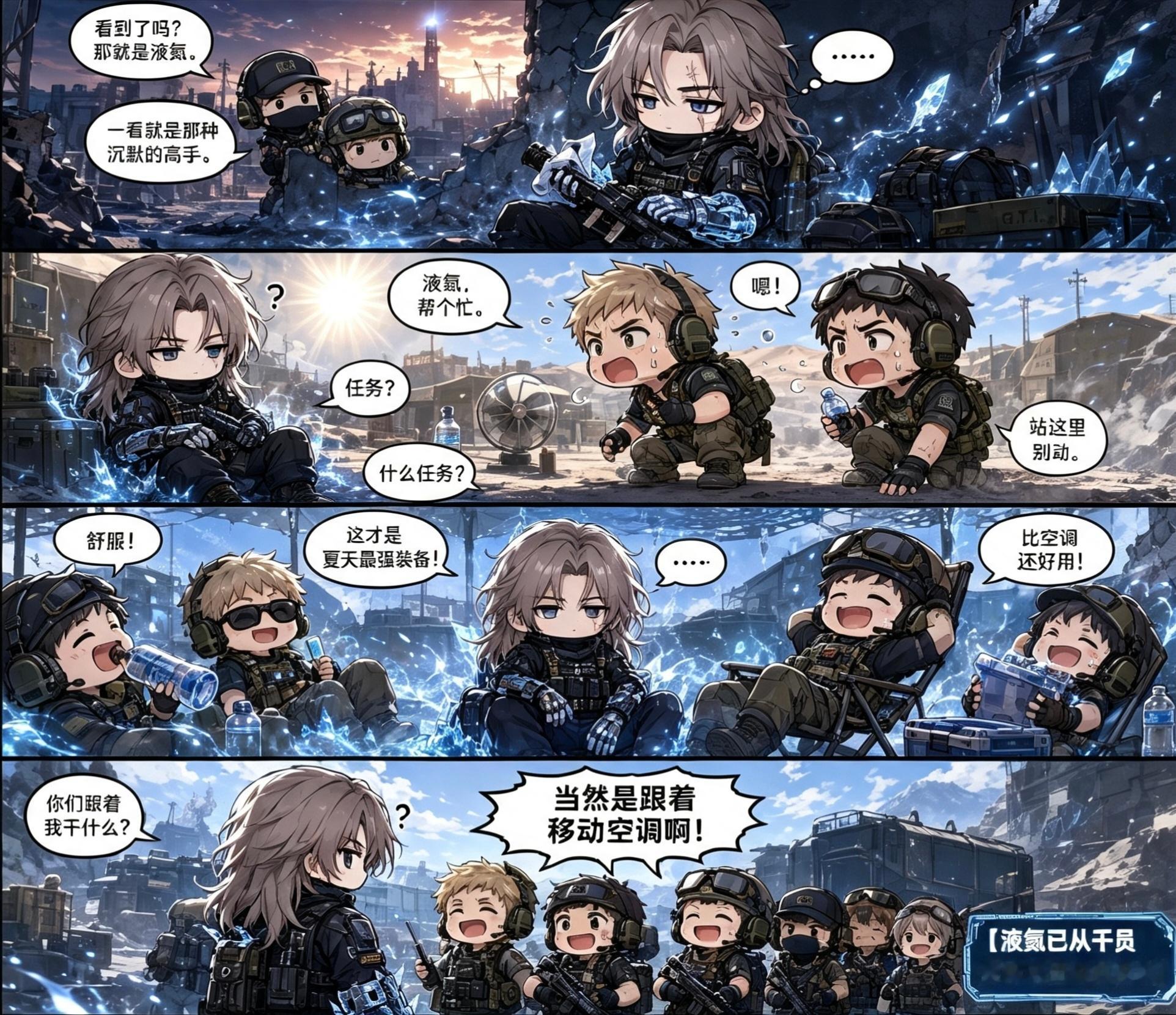 我把你们当队友你们把我当空调液氮哥这一群队友属实有点人才三角洲行动夏日游趣狂欢季