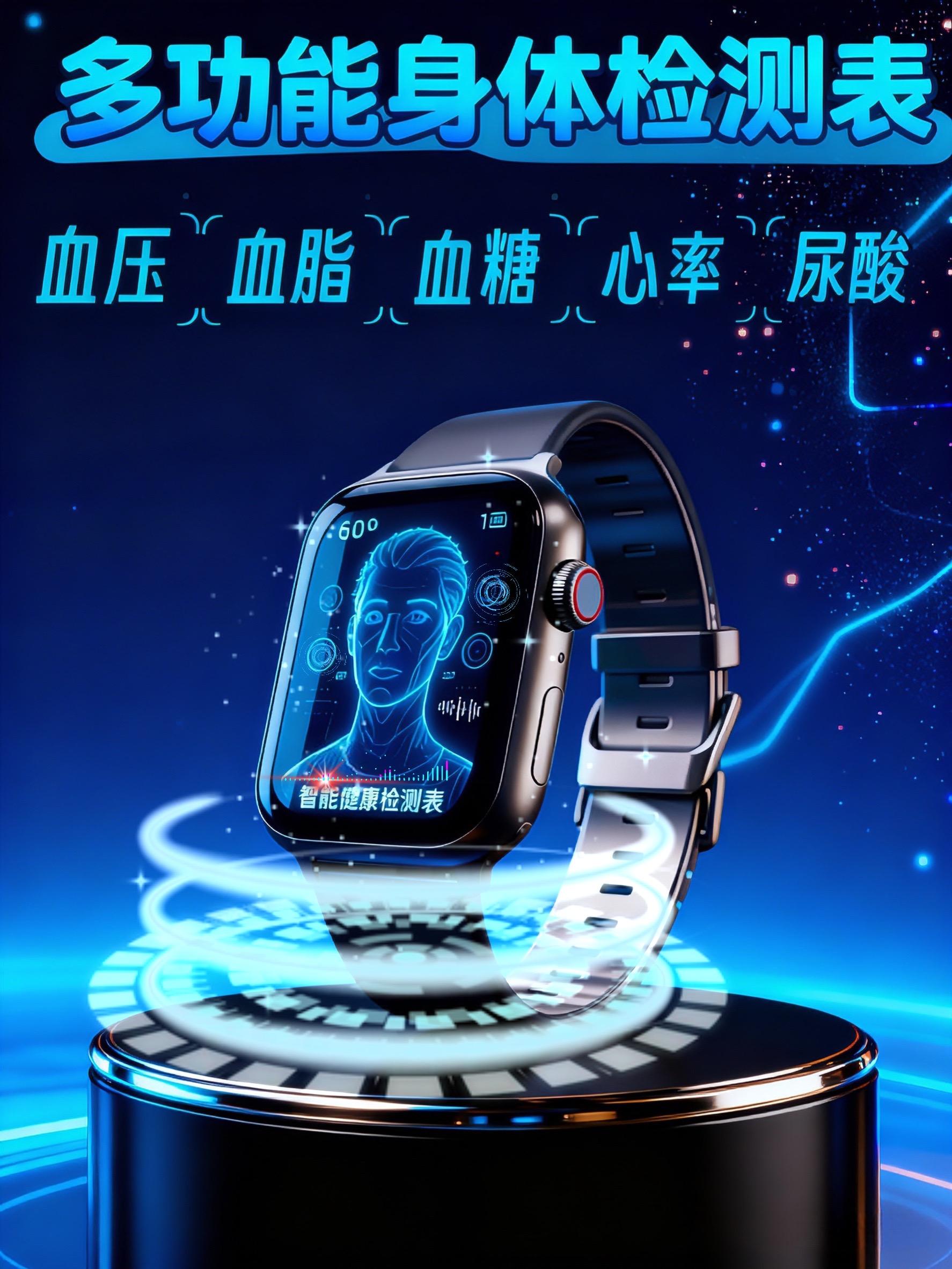 科技改变生活智能健康手表 爸妈健康 血糖血压监测 养老好物