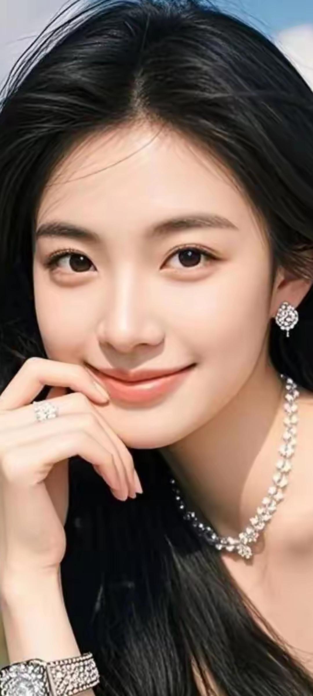 闪耀的珠宝，迷人的微笑，优雅的气质，女神范儿十足！💎😊✨