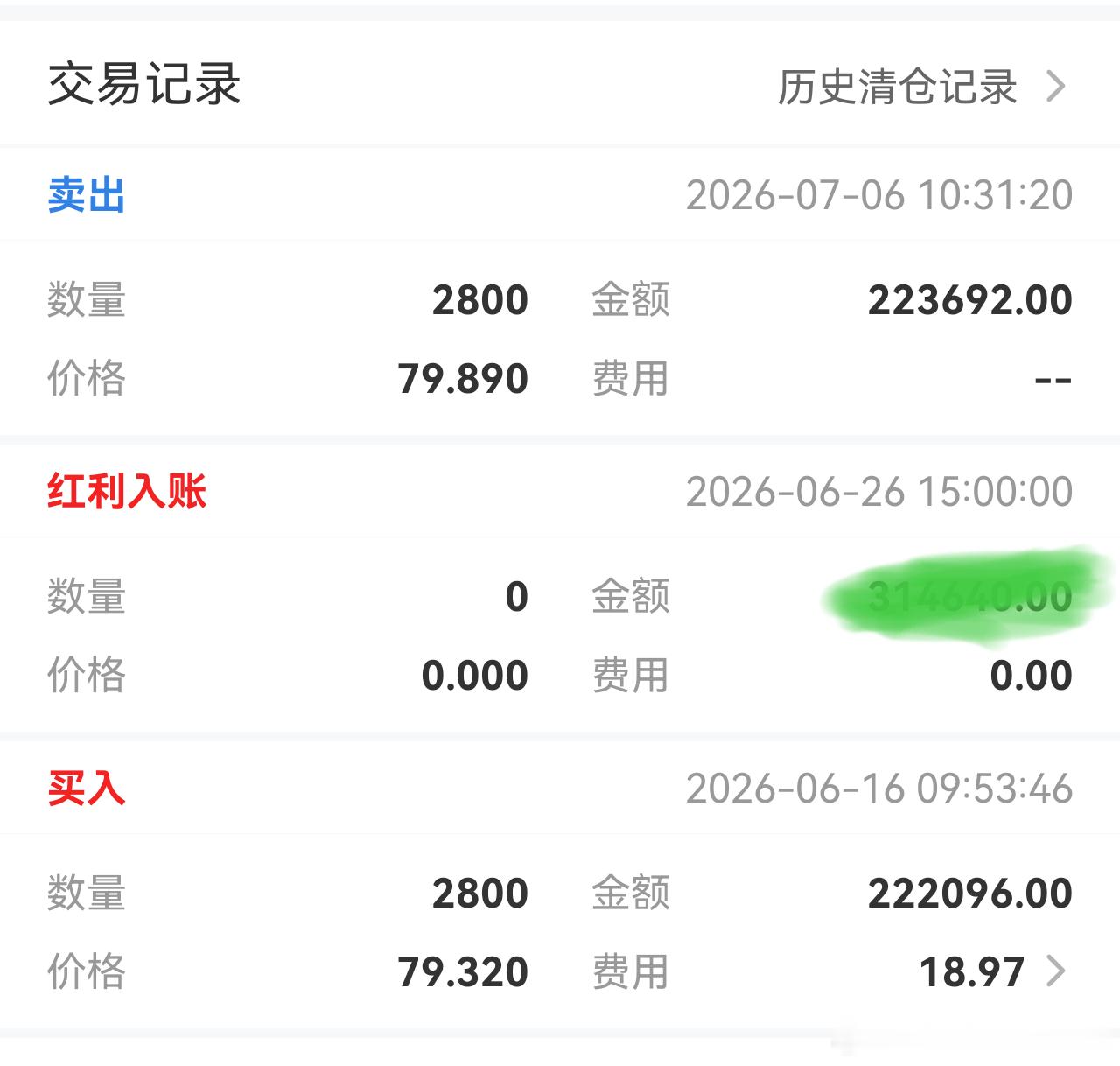 有的股票下跌，跌到一半，我无奈减仓。原因之前分析过。有的股票一口气跌了40%，我