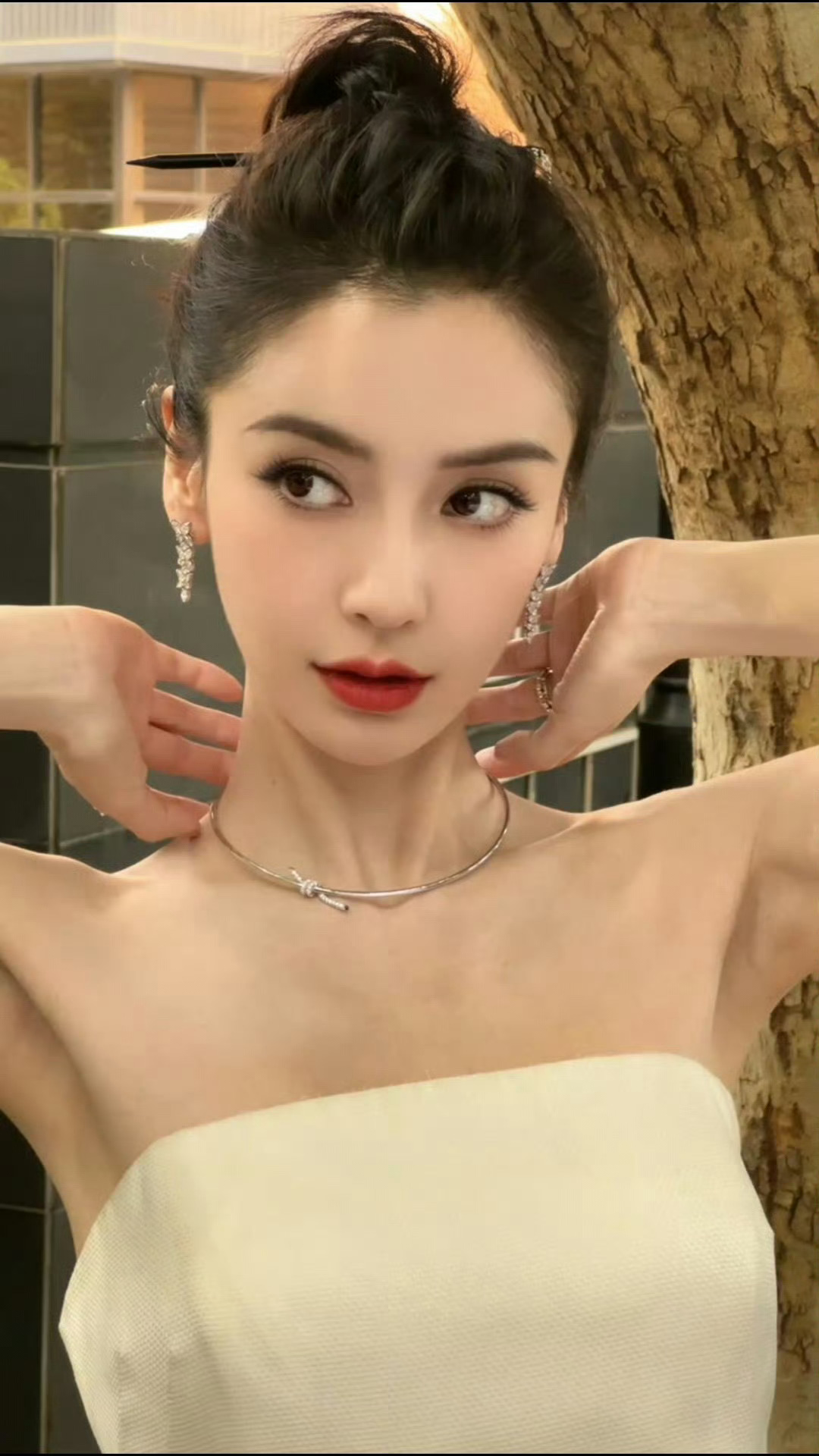 Angelababy精灵羽翼妆真是诱人的大宝贝[awsl] ​​​