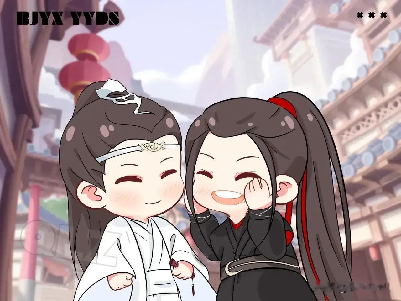 魏无羡：蓝湛......
蓝忘机：嗯，我在。
魏无羡：你不要老是板着脸好不好？