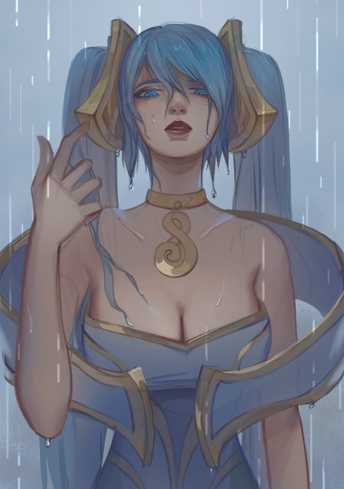 娑娜（cr:melt_art0623）英雄联盟