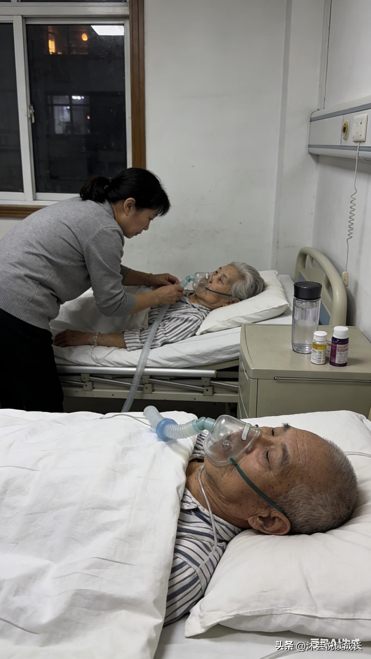 昨天，陪八十岁的父母，去养老院看望他们认识了一辈子的老朋友。
推开门的那一刻，我