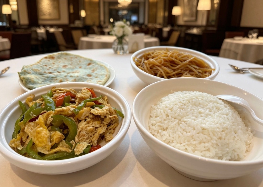我家楼下开了几个月的中式快餐店，我最近才试着去吃，除了饭点人多，真是没毛病。我吃