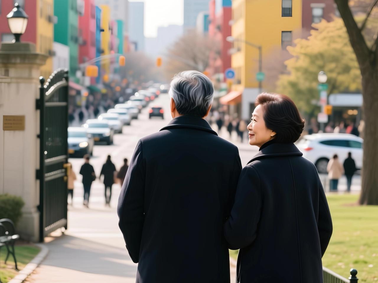 新的一年一如既往多陪陪老伴，真好！退休了正好可以和老伴一起安享晚年，有时间一起散