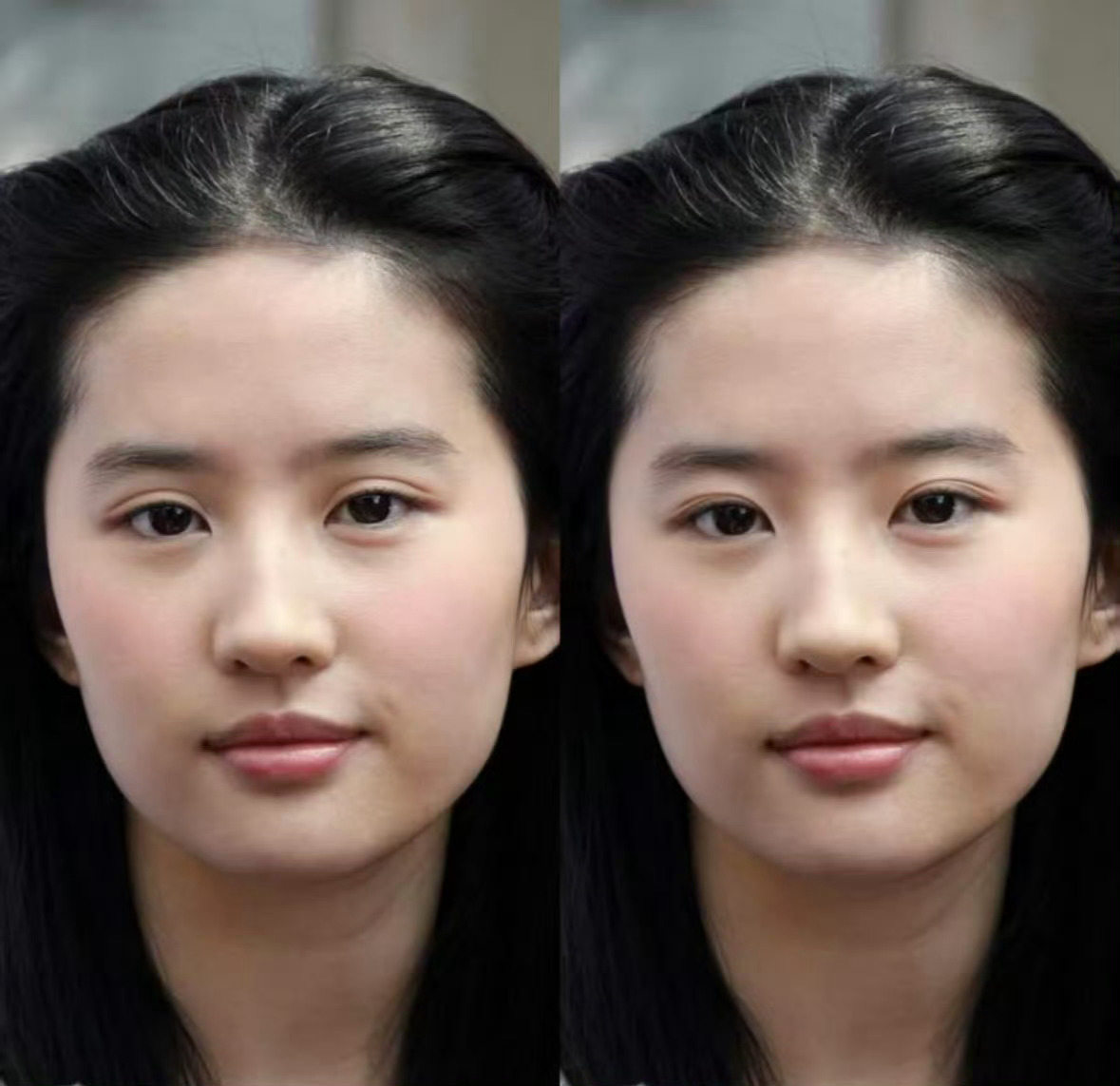 看出来区别了吗？为什么内双的刘亦菲更好看？[喵喵] ​​​