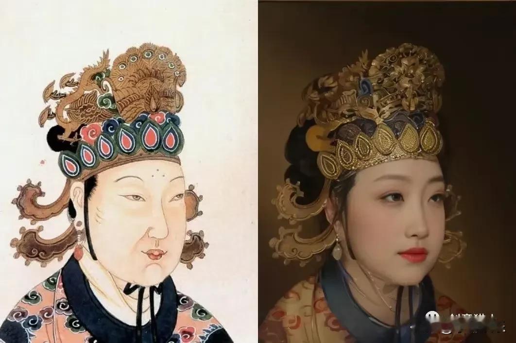 武则天是中国历史上唯一的女皇帝。AI复原的官方画像展现了她的容貌，让我们一睹武则