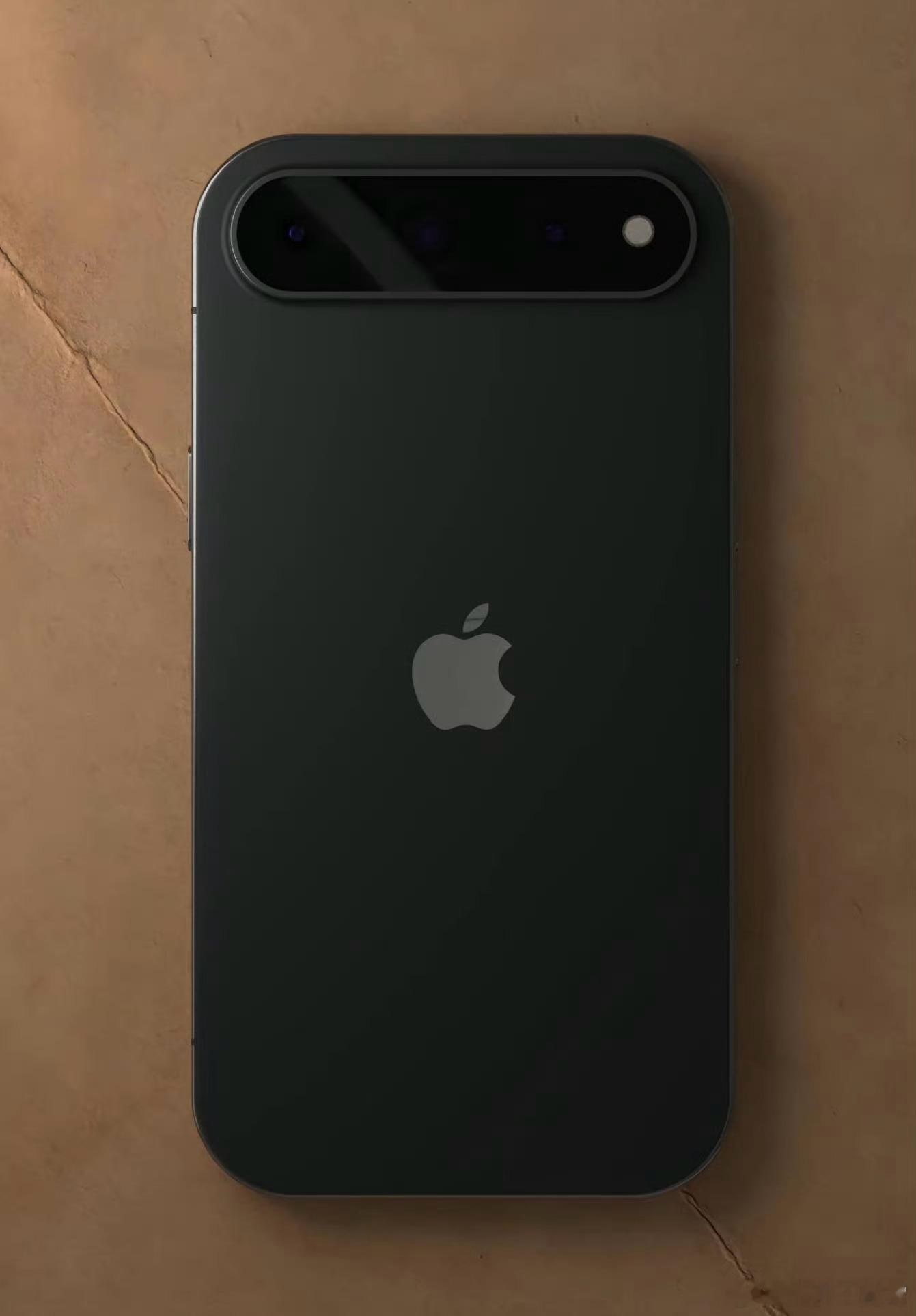 来自外媒全新设计的iPhone17 Pro系列效果图，镜组做成图里面这种横条状，