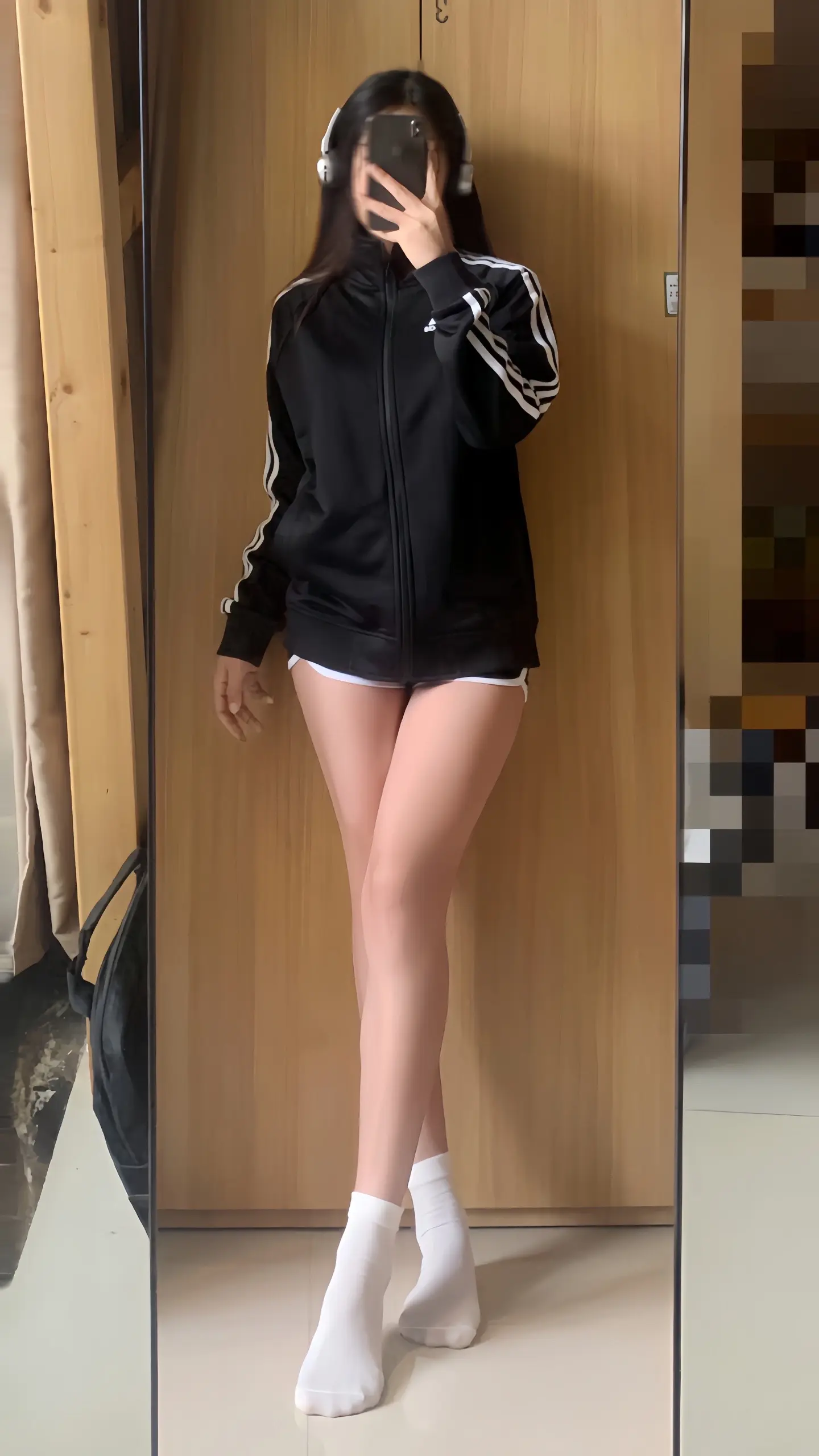 腿长一米八 今天穿什么 ootd穿搭 对镜拍