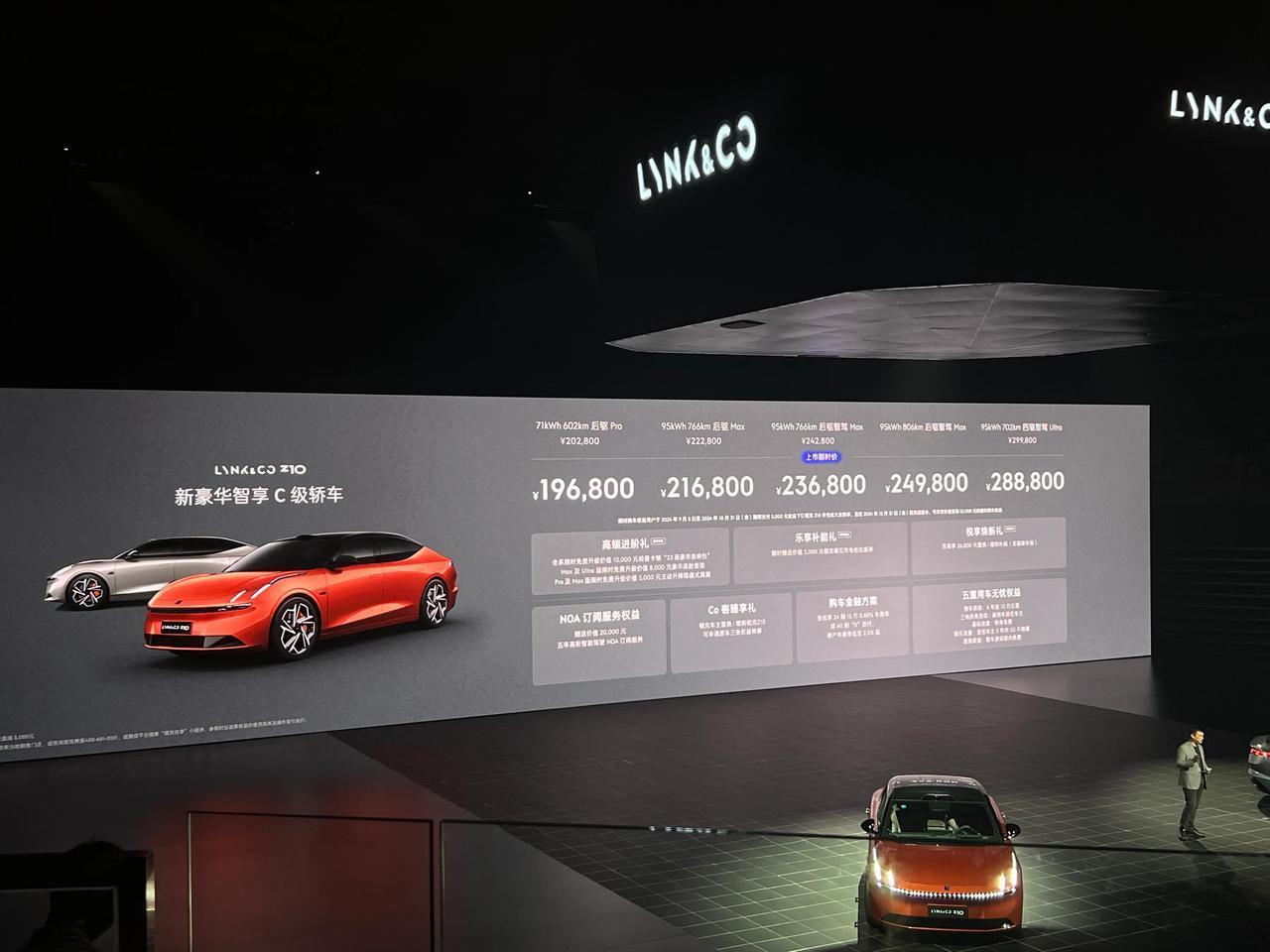 领克Z10正式价格出来了，限时价格为19.68万-28.88万，太杀了，小米SU