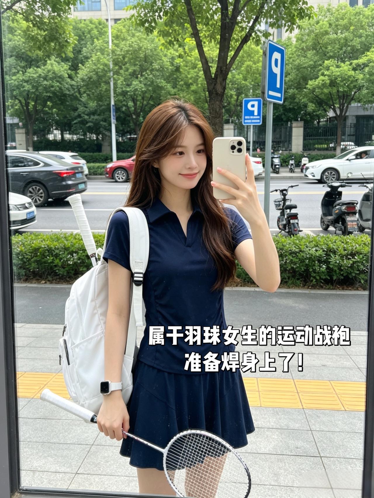 属于羽球女生的运动战袍
准备焊身上了！