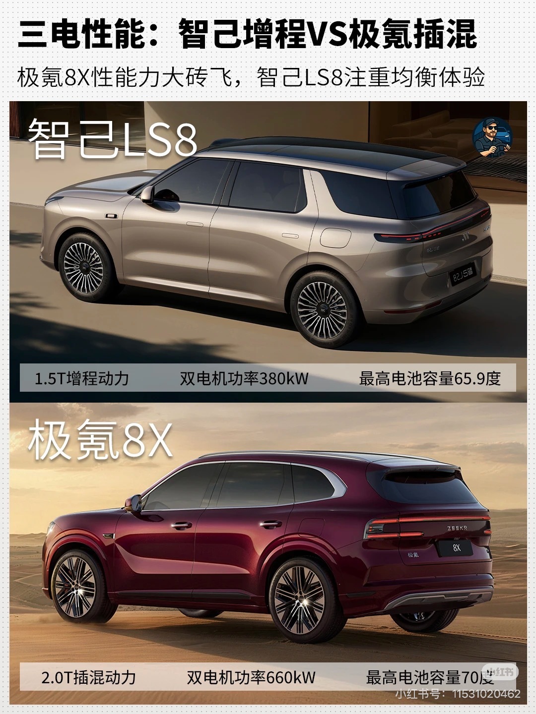 智己LS8、极氪8X，虽然都是8系，但两者的定价真差不少…感觉劳斯还是比揽胜好用