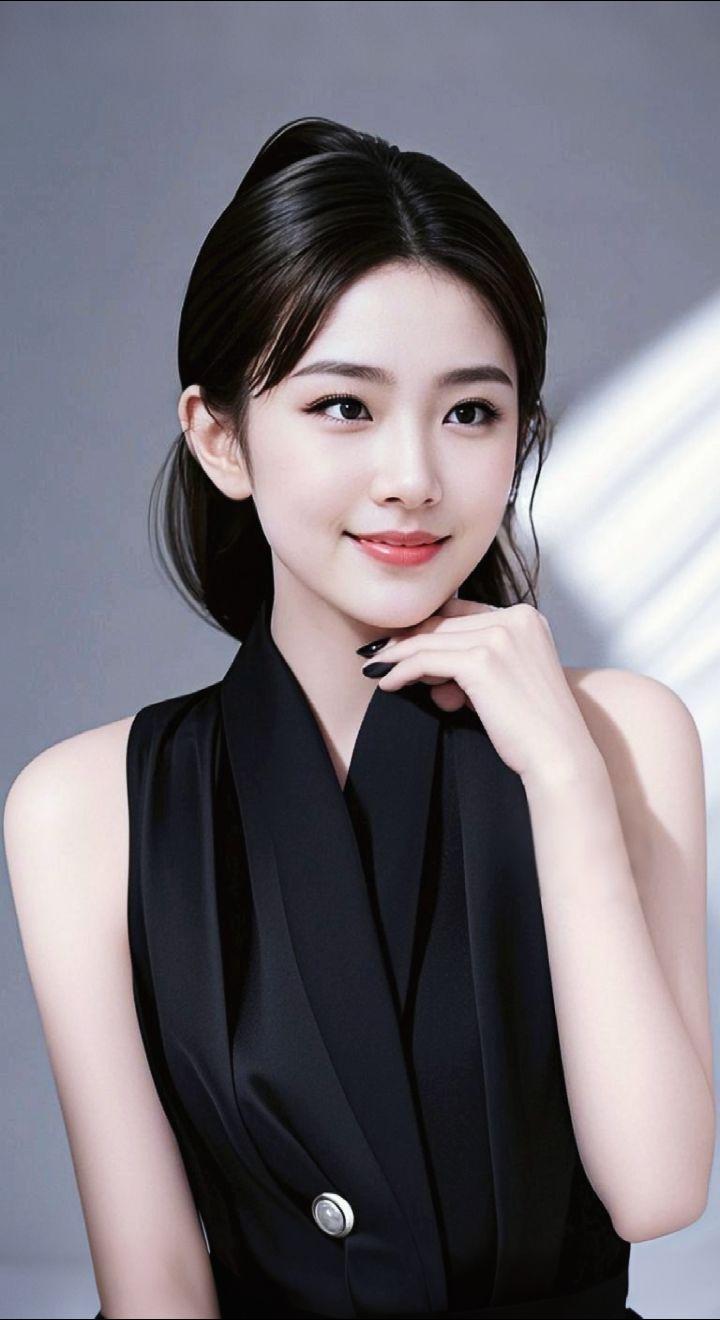 AI扩图 AI黑韵佳人