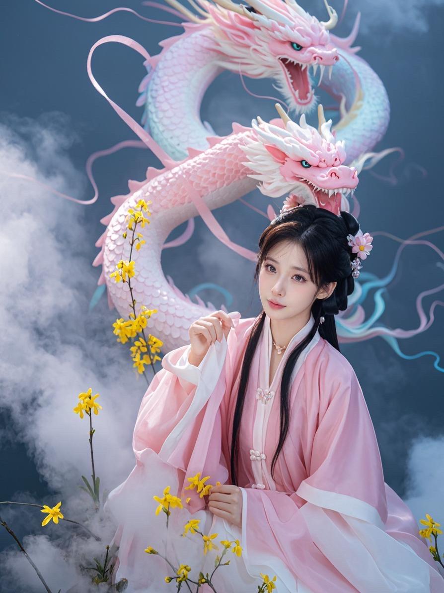龙舞春粉
