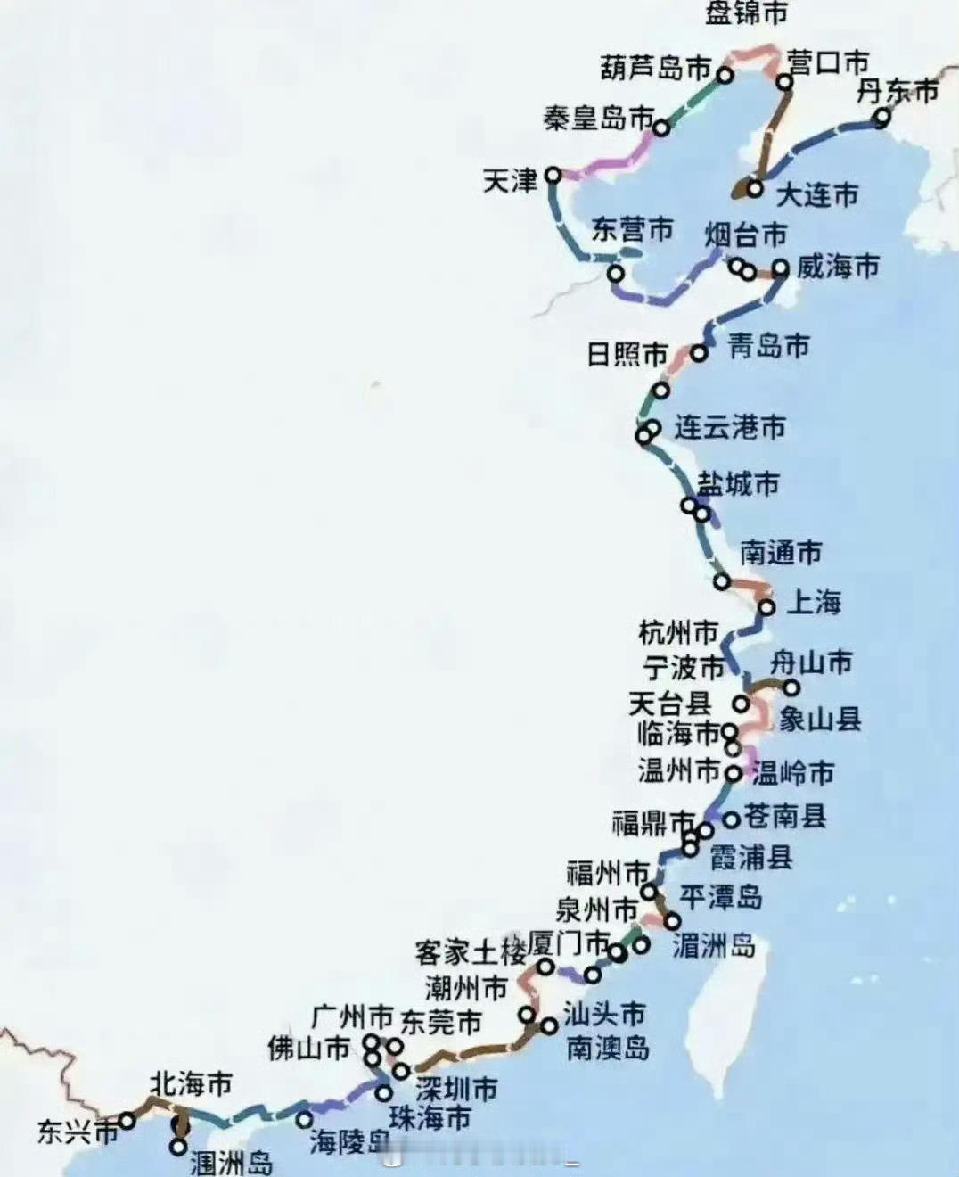 朋友们，你们觉得住在沿海哪个城市最舒服？ ​​​