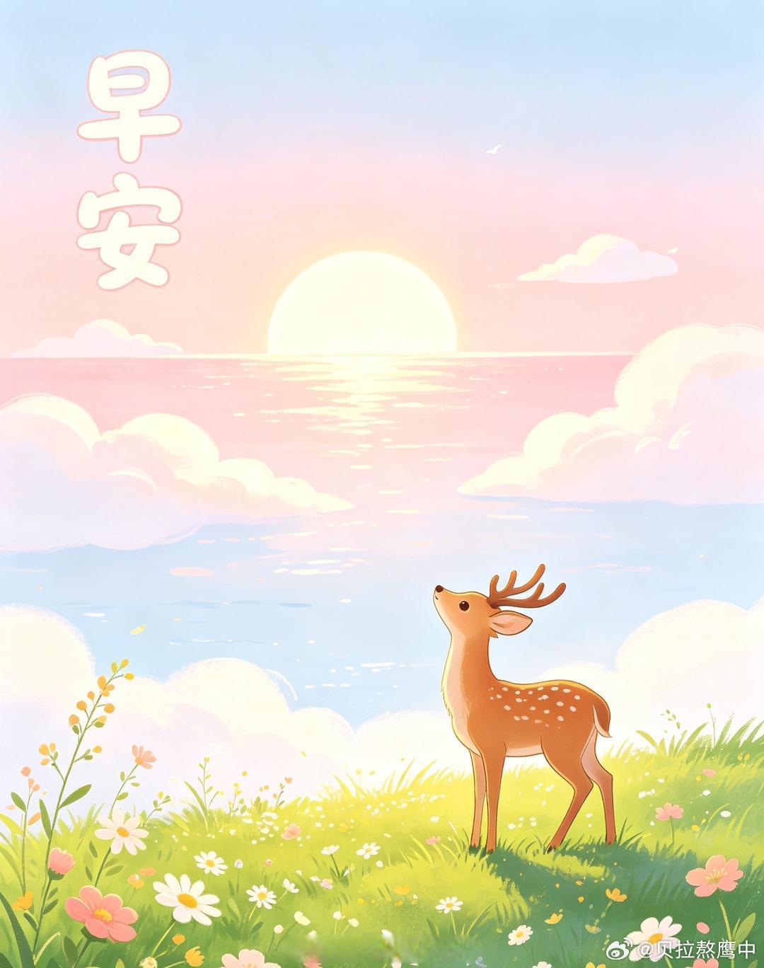 早安 清晨的风带着温柔拂面而来，新的一天如约而至。放下昨日的疲惫与烦恼，心怀热爱