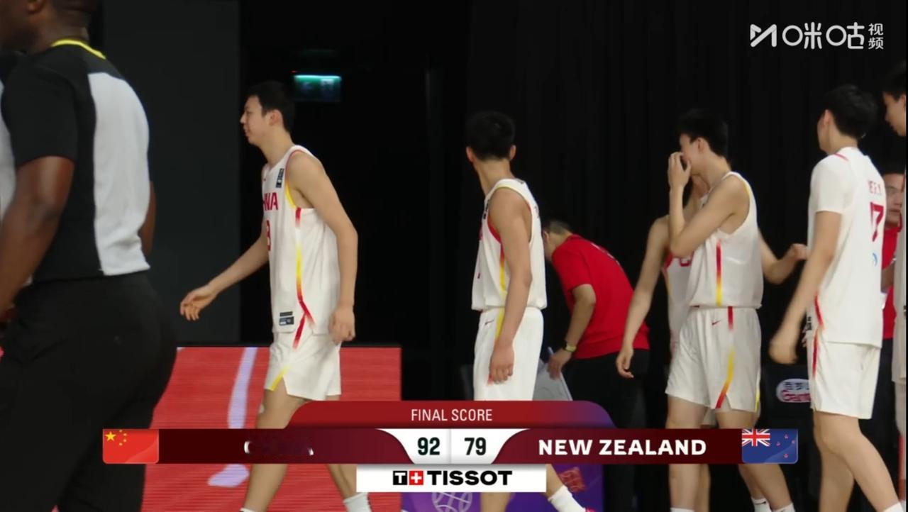 U17男篮世界杯，
中国U17男篮逆转了新西兰U17男篮，
打进了排位赛的9-1