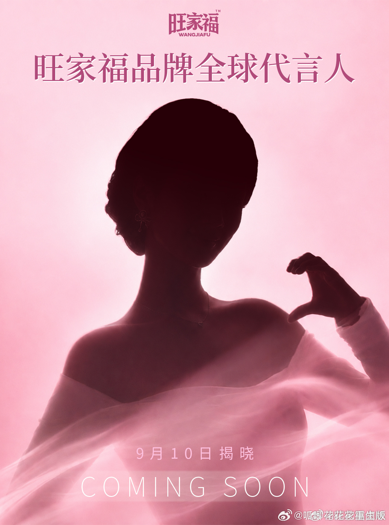 杨紫新代言开始预热了，好美的剪影！！！[送花花][送花花][送花花] ​​​